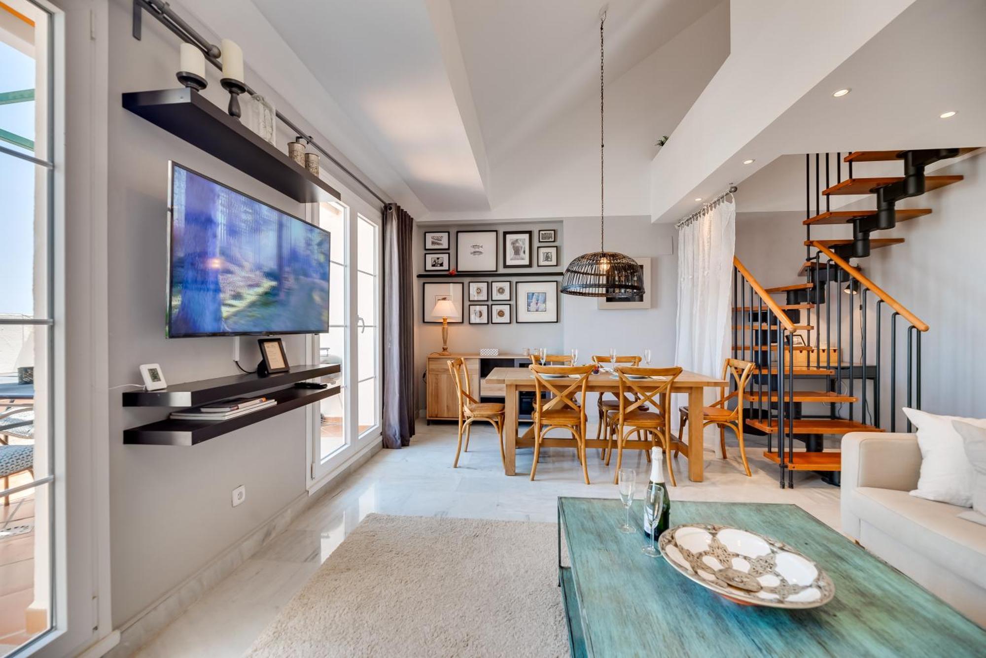 Elegant 2 Bdrm Penthouse With Bbq And Pools Apartment Marbella Luaran gambar
