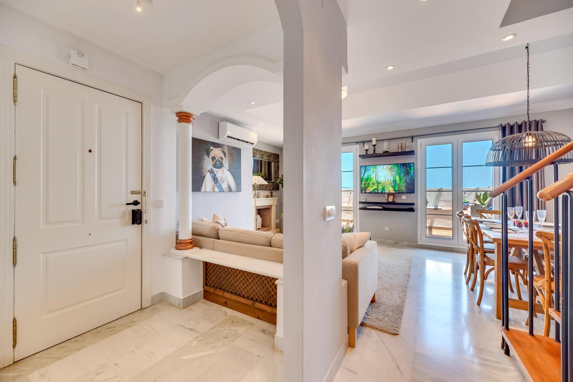 Elegant 2 Bdrm Penthouse With Bbq And Pools Apartment Marbella Luaran gambar