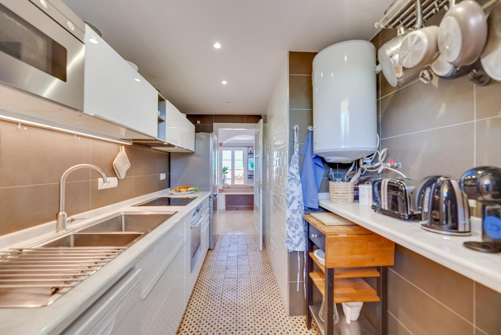 Elegant 2 Bdrm Penthouse With Bbq And Pools Apartment Marbella Luaran gambar