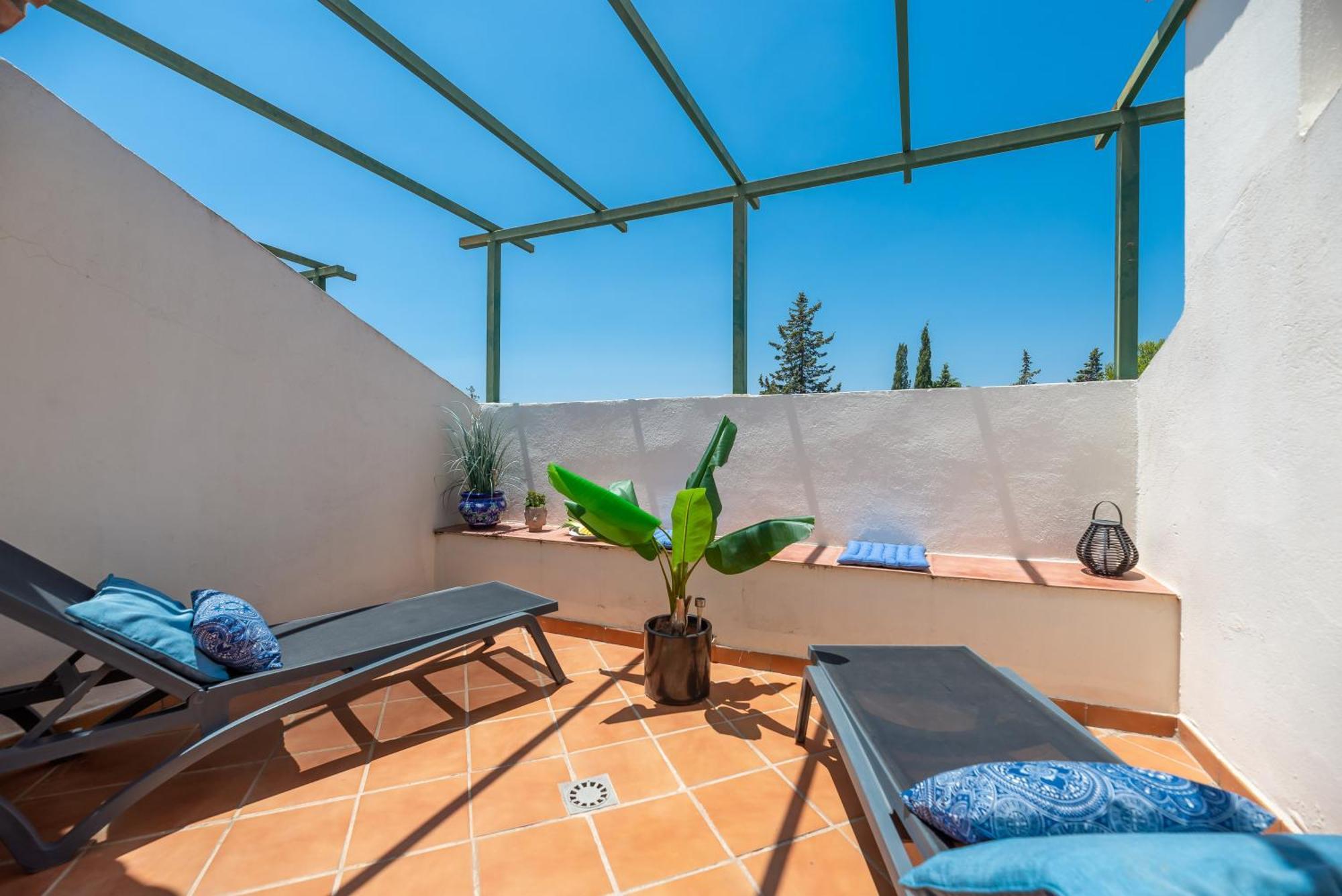 Elegant 2 Bdrm Penthouse With Bbq And Pools Apartment Marbella Luaran gambar